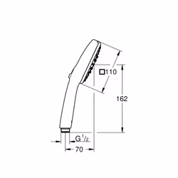 GROHE Tempesta Cube 110 Cromo - Vista aggiuntiva 6
