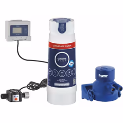 Testa del filtro con filtro Ultrasafe I filtri GROHE Blue Ultrasafe trattengono le microplastiche > 1 μm, 99,999% batteri e 9 ...