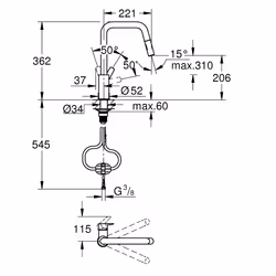 GROHE Start Cromo - Vista aggiuntiva 5