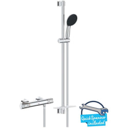 Precision Feel - Set doccia termostatico, 3 getti, cromo 34853001 - Grohe