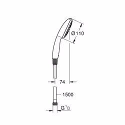GROHE Vitalio Start 110 Cromo - Vista aggiuntiva 4