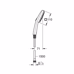 GROHE Vitalio Comfort 110 Cromo - Vista aggiuntiva 4