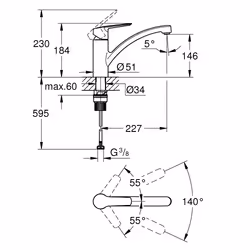 GROHE Start Nero - Vista aggiuntiva 5