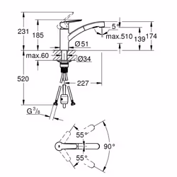GROHE Start Nero - Vista aggiuntiva 4