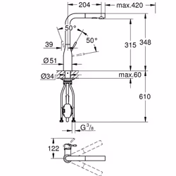 GROHE Essence Nero - Vista aggiuntiva 5