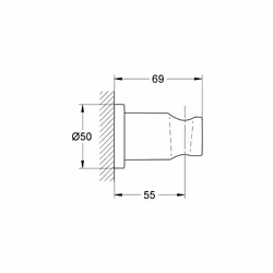 GROHE Rainshower supporto per doccia - Vista aggiuntiva 6