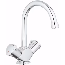 Rubinetto per lavabo montaggio a foro singolo manopole in metallo con isolamento termico, avvitabile GROHE SilkMove cartuccia ...