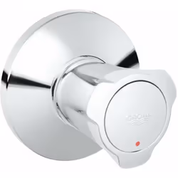 La parte superiore della valvola nascosta per valvole ad incasso DN 15, DN 20 e DN 25 finitura cromata GROHE StarLight profon ...