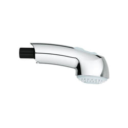 Grohe - Doccetta estraibile per lavelli cucina. Finitura Cromo Lucida. Due pulsanti superiori per chiusura e cambio getto acqua. 46656NC0