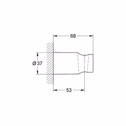 GROHE Tempesta Cosmopolitan supporto per doccia