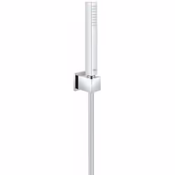 Euphoria Cube Stick Set con supporto a parete, 1 getto il set include: doccetta a mano (27 698 000) supporto doccia a muro (2 ...