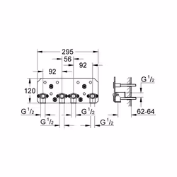 GROHE Rainshower F-Series 15″