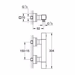 GROHE Grohtherm Cube Cromo
