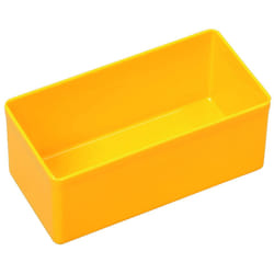 Allit EuroPlus Insert 45/2 Armadietto portaoggetti Rettangolare Polistirolo Giallo