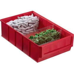 Allit - 456531 Cassetta impilabile da magazzino (l x l x a) 185 x 300 x 81 mm Rosso 1 pz.