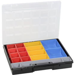 Allit - EuroPlus Flex 37-17, schwarz Valigetta per minuteria (l x l x a) 370 x 295 x 55 mm Scomparti: 17 Coperchio traspa
