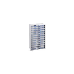 464800 Cassettiera porta minuteria VarioPlus ProM 57/36 (l x a x p) 300 x 565 x 140 mm Argento, Trasparente 1 pz. - Allit