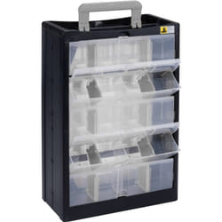 466260 Cassettiera porta minuteria VarioPlus DrawBox c 40 (l x a x p) 300 x 465 x 155 mm Nero, Grigio 1 pz. - Allit