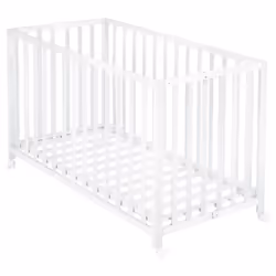 roba Lettino Pieghevole "Fold Up", 60 x 120 cm - Bianco, Culla, 40 kg, Bambino/Bambina, Legno di faggio, Bianco, Ripiegabile