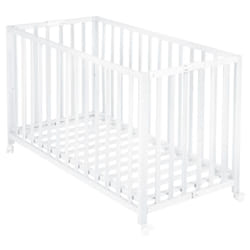 roba Lettino Pieghevole "Fold Up", 60 x 120 cm - Bianco