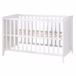 roba Beistellbett Universal 60x120cm, Culla, Bambino/Bambina, Legno compensato, Bianco
