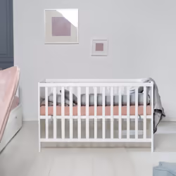 roba Beistellbett Universal 60x120cm Culla Legno compensato Bianco - Vista aggiuntiva 4