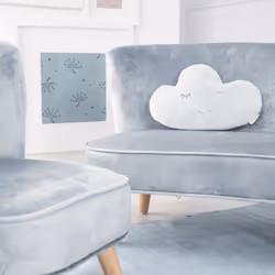 roba style cuscino da bambino Blu