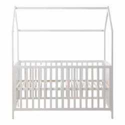 roba 203121WEFS letto per bambino Culla MDF, Legno Bianco - Vista aggiuntiva 5
