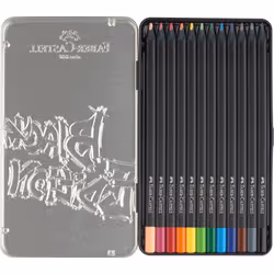 Faber-Castell 116413 pastello colorato Beige, Nero, Blu, Marrone, Verde, Grigio, Azzurro, Verde chiaro, Arancione, Rosa, Rosso, Giallo 12 pz - Vista aggiuntiva 2