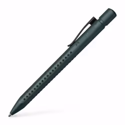Faber-Castell 144148, Fermaglio, Penna a sfera retrattile a clip, Ricaricabile, Blu, 1 pz, Extra grassetto