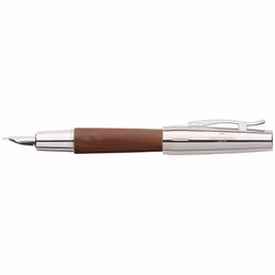 Faber-Castell E-motion, Marrone, Metallico, Sistema di riempimento del convertitore, Metallo, Legno, Acciaio inox, Medio, 1 p ...