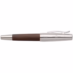 Faber-Castell E-motion penna stilografica Sistema di riempimento del convertitore Marrone, Metallico 1 pz