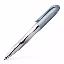 Faber-Castell n'ice, Fermaglio, Penna a sfera retrattile girevole, Ricaricabile, Nero, 1 pz, Extra grassetto