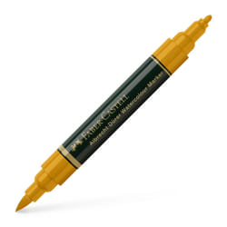 Faber-Castell PAP Dual Marker evidenziatore 1 pz Punta del pennello Oro, Verde