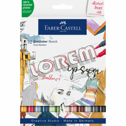 Faber-Castell 164712 evidenziatore 12 pz Punta sottile Multicolore