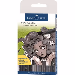 Faber-Castell 167107, Nero, Grigio, Grigio, Scatola, 8 pz