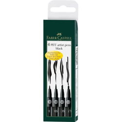 Faber-Castell 167139 penna tecnica Nero 4 pz