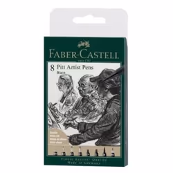 Faber-Castell 167158, 8 colori, Nero, Multicolore, Adulti, 1 pz