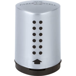 Faber-Castell 183700 temperino Temperamatite manuale Nero, Argento