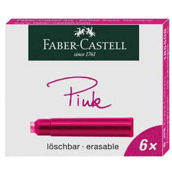 Faber-Castell 185508 ricaricatore di penna Rosa 6 pz