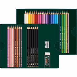 Faber-Castell Polychromos & Pitt Graphite Matt Set Multicolore 38 pz - Vista aggiuntiva 3