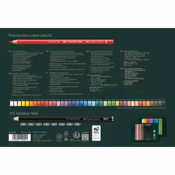 Faber-Castell Polychromos & Pitt Graphite Matt Set Multicolore 48 pz - Vista aggiuntiva 2