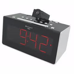 Soundmaster FUR6005, Orologio, FM, PLL, LED, 4,57 cm (1.8"), Nero, Tempo