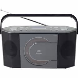 Soundmaster RCD1770AN impianto stereo portatile Analogico e digitale DAB+, FM, PLL Nero, Argento Riproduzione MP3