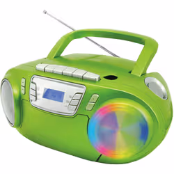 Soundmaster SCD5800GR Analogico 3 W FM, PLL Verde, Argento Riproduzione MP3 - Vista aggiuntiva 2
