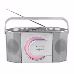 Soundmaster RCD1755SI impianto stereo portatile Analogico UKW Argento Riproduzione MP3 - Vista aggiuntiva 2