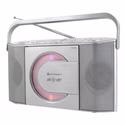 Soundmaster RCD1755SI impianto stereo portatile Analogico UKW Argento Riproduzione MP3 - Vista aggiuntiva 4