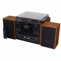 Soundmaster MCD5600BR set audio da casa 10 W Nero, Legno - Vista aggiuntiva 5