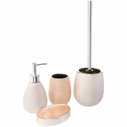 Axentia set accessori bagno hollywood il set bagno hollywood è un brillante colpo d'occhio e dona un accento moderno al bagno ...