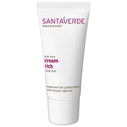 Santaverde Cream Rich Fragrance Free Crema da giorno Viso 30 ml